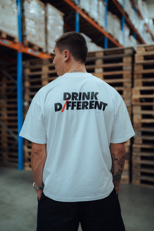 Drink D/fferent T-shirt "White"