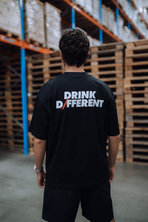 Drink D/fferent T-shirt "Black"